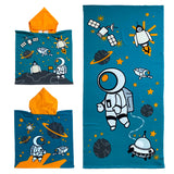 Pack enfant Galactic poncho et serviette microfibre - Le comptoir de la plage