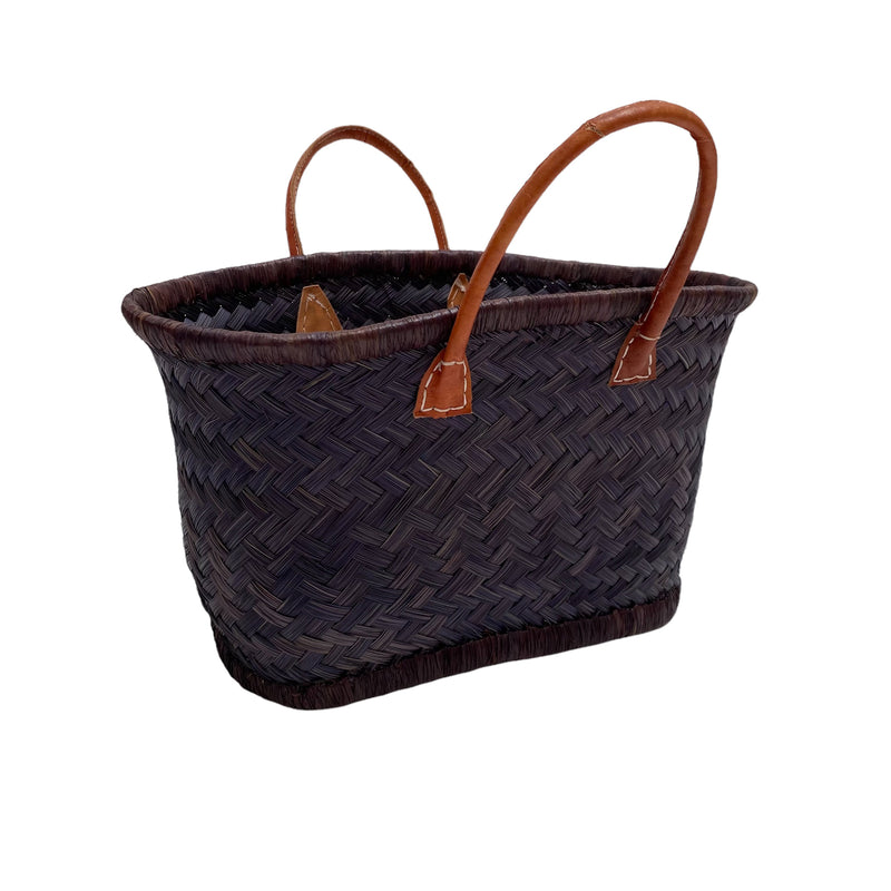 Panier artisanal chocolat Aravola unis - Le comptoir de la plage