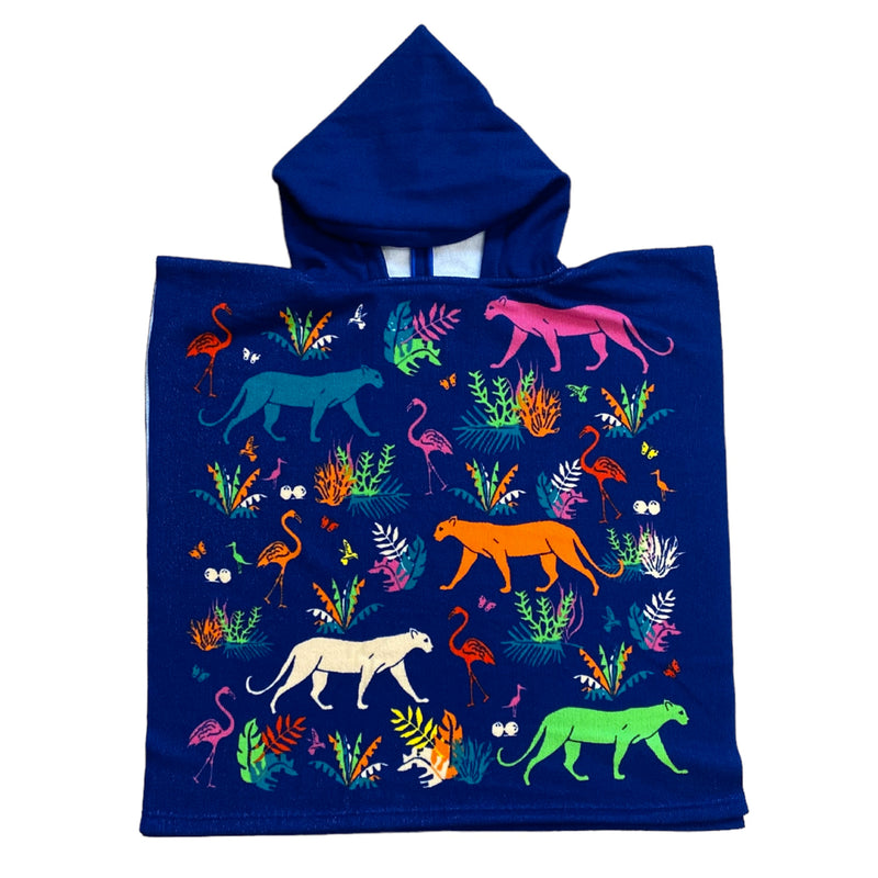 Poncho enfant microfibre Junga - Le comptoir de la plage