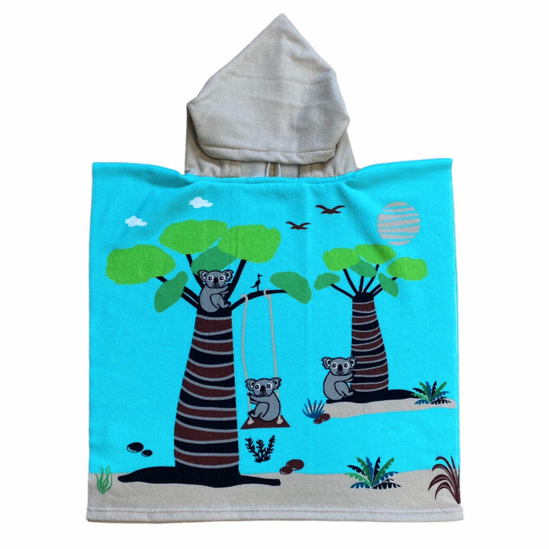 Poncho enfant microfibre Swing - Le comptoir de la plage