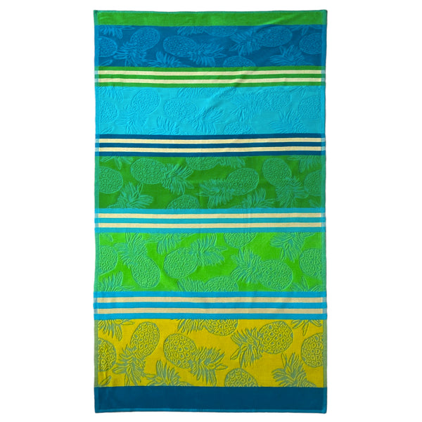 Serviette de plage en coton Cancun, large - Le comptoir de la plage