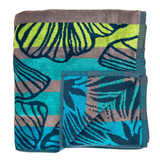 serviette de plage éponge velours jacquard camada XL 140x180 cm en coton 400 g/m² douce et absorbante, idéale plage et piscine