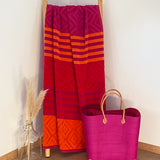 serviette de plage éponge velours jacquard unis ciselés monterrico 90x170 cm, 100 % coton, 340g/m², douce, absorbante et légère, séchage rapide, idéale salle de bain ou plage.