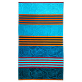Serviette de plage en coton Fioriti, large - Le comptoir de la plage