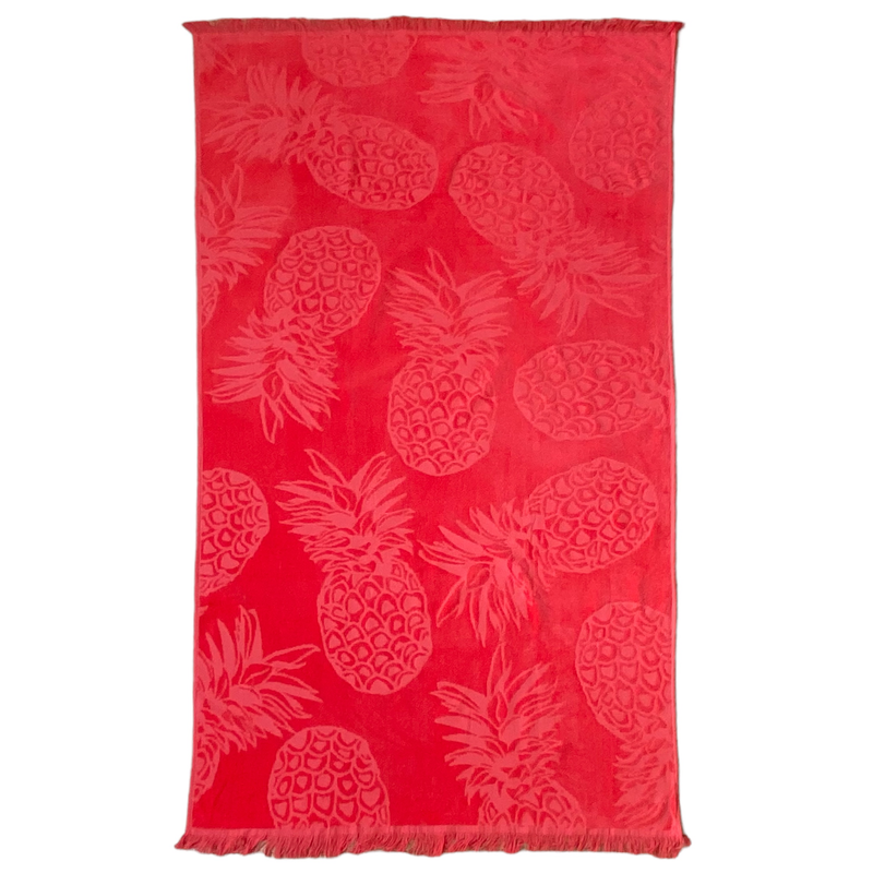 Serviette de bain en coton Lazaro, large - Le comptoir de la plage
