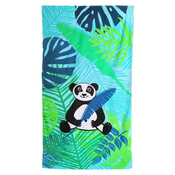 Drap de bain microfibre Panda - Le comptoir de la plage