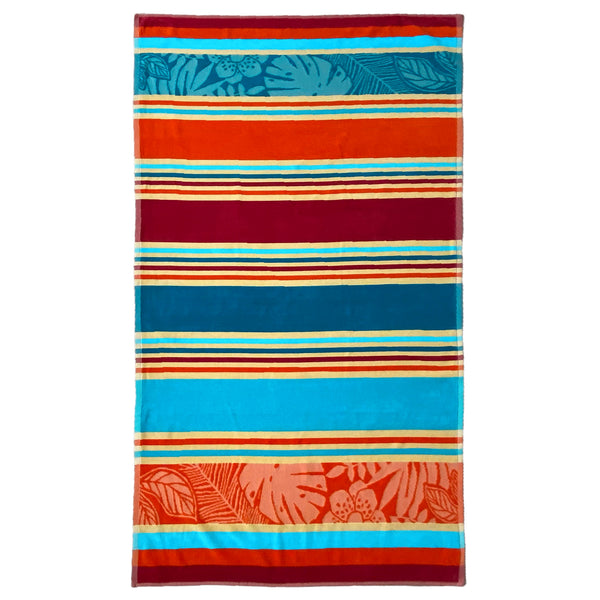 Drap de bain en coton Zebrina - le comptoir de la plage
