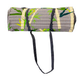 Tapis de plage gris coton de plage Bamboo - Le comptoir de la plage