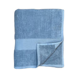 zoom serviette de bain éponge velours unie classy quarry 90x180 cm, 100 % coton, 500 g/m², légère et absorbante, idéale salle de bain, piscine et plage